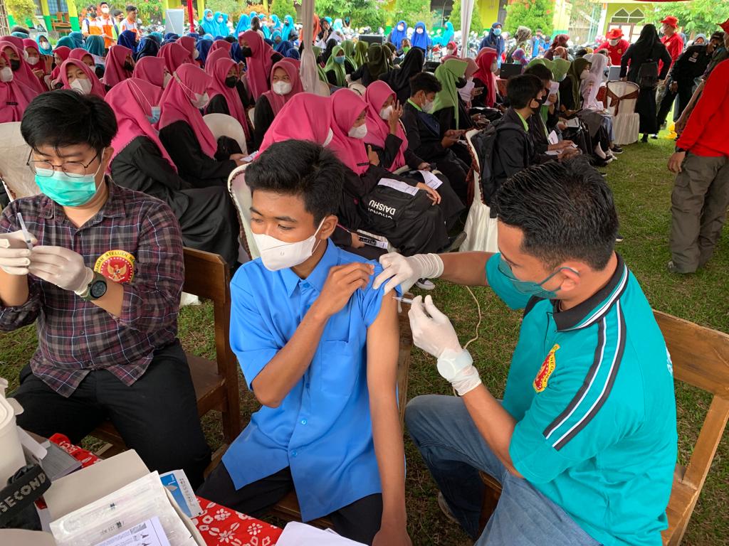 Binda Lampung Menuntaskan 11.000 Vaksinasi Dosis Kedua Di Kabupaten Lampung Tengah