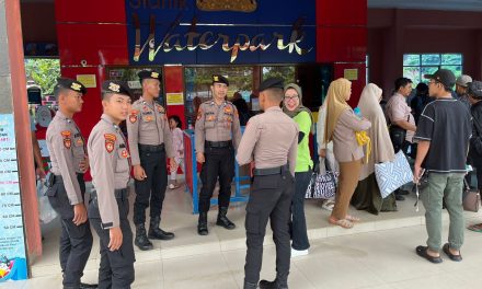 Tahun Baru Tanpa Khawatir, Polda Lampung Amankan Wisatawan di Slanik Waterpark