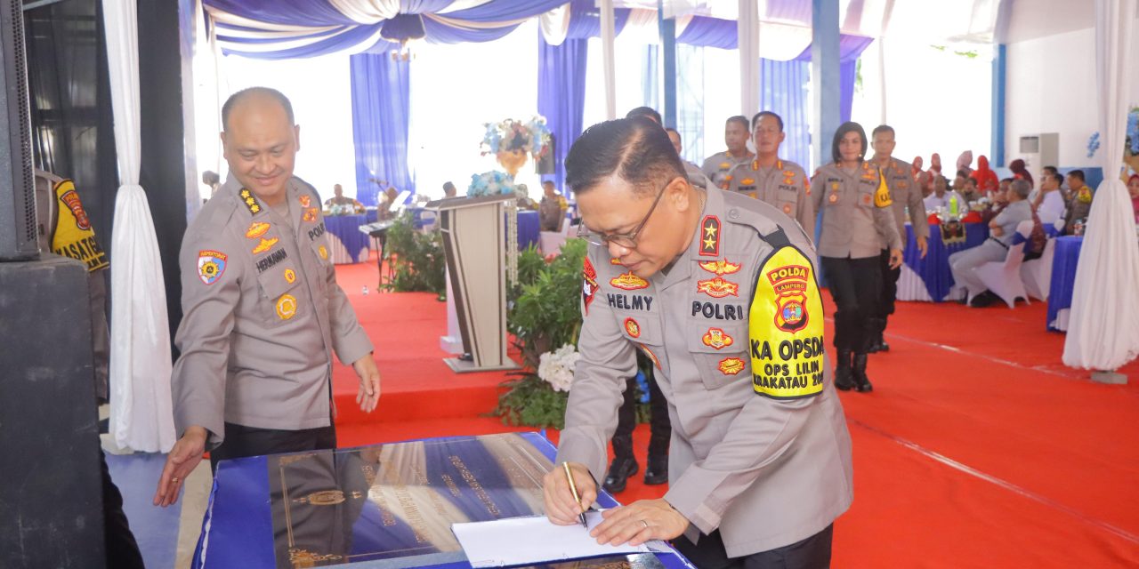 Hadirkan Gedung Pelayanan BPKB Ditlantas Polda Lampung, Kapolda: Wujud Pelayanan Prima