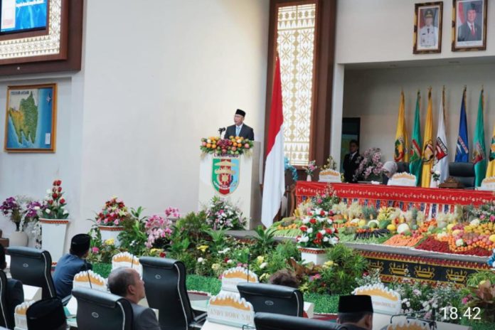 Rapat Paripurna Istimewa DPRD Provinsi Lampung Dalam Pencapaian Visi dan Asta Cita Pembangunan Nasional