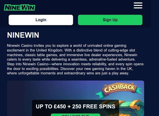 Discover the Thrills of Nine Win Casino in the UK Gaming Scene